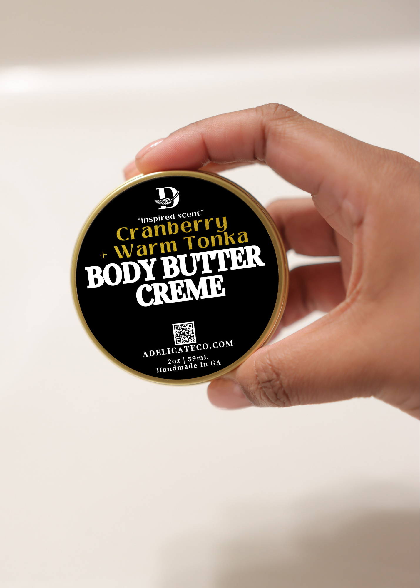 Cranberry + Warm Tonka | Designer Inspired Body Butter Créme