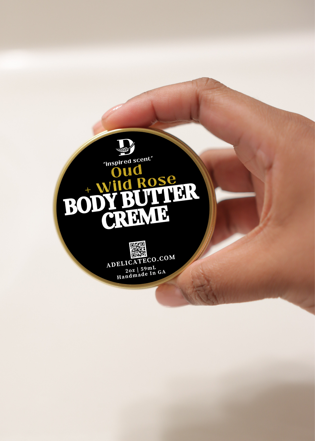 Oud + Wild Rose | Designer Inspired Body Butter Créme